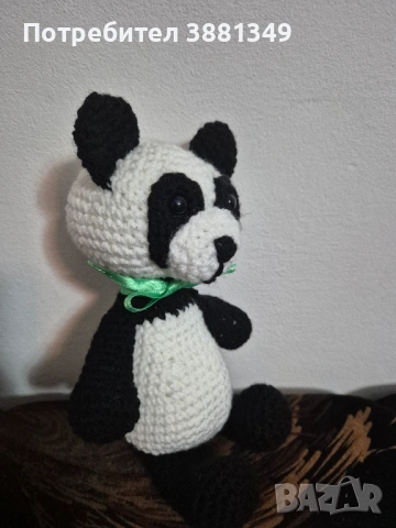 Ръчно изработена играчка - Панда, снимка 2 - Плюшени играчки - 53041168