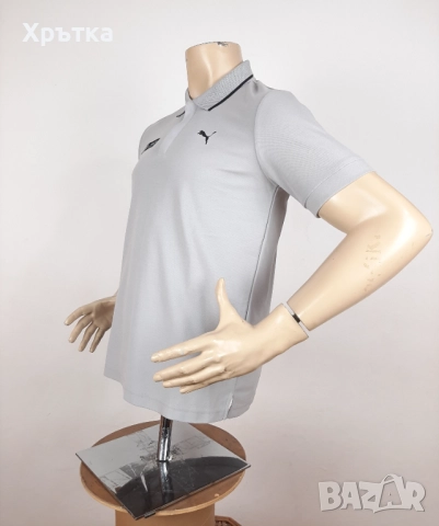 Puma x Mercedes AMG Petronas - Оригинална мъжка тениска с яка р-р S, снимка 3 - Тениски - 52558942