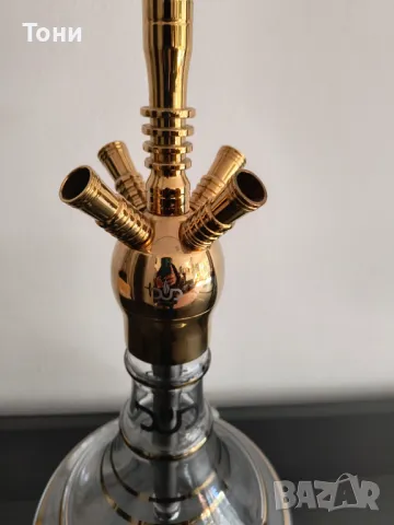 Наргиле DUD gold / 4-pipe Shisha Dud – Gold, снимка 6 - Наргилета - 47410825
