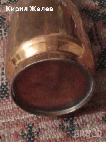 Малка кована медна кана 51786, снимка 3 - Други ценни предмети - 53447043