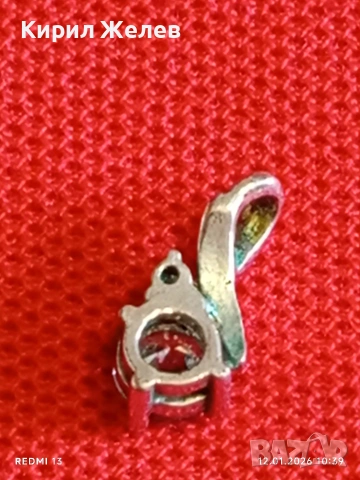 Сребърна висулка за парти с кристали Сваровски стил и елегантност 52574, снимка 7 - Колиета, медальони, синджири - 53070015