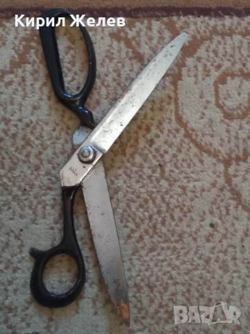 Стара шивашка ножица 50584, снимка 7 - Антикварни и старинни предмети - 52127284