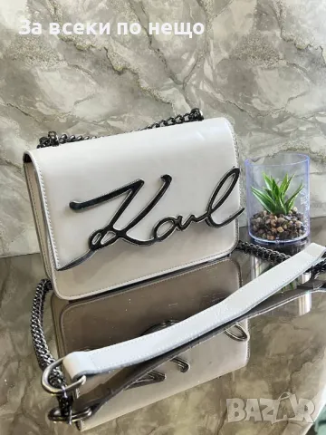 Karl Lagerfeld Дамска Чанта С Дълга Дръжка За През Рамо Келвин Клайн Код D1746, снимка 2 - Чанти - 48902681