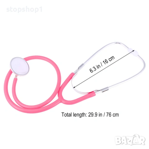  Стетоскоп Работещ стетоскоп Лекар Медицинска сестра Медицинска игра, снимка 6 - Образователни игри - 53607756