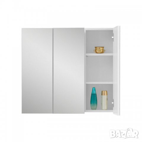 Шкаф за баня с огледало WFBS-BC-0062WH, снимка 9 - Шкафове - 38952448