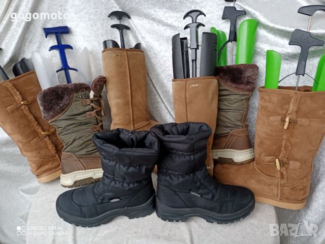 водоустойчиви апрески+котки за лед, ледохотки ICE GRIP Thermolite Snow Boots,36-37,туристически боти, снимка 11 - Дамски боти - 39306804