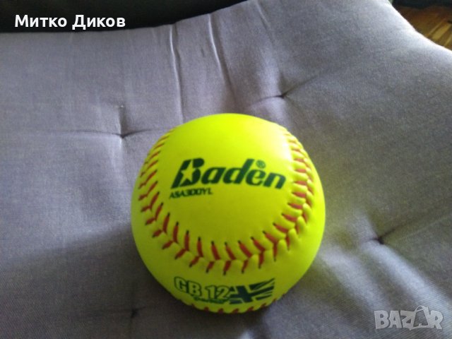 Certified ASA softball GB 12genui Baden - нова маркова топка за софтбол нова фи 93мм -тегло 200грама, снимка 4 - Други спортове - 41773208