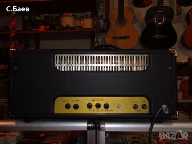 Лампова китарна глава BAEVOX-35 вата.tube amp., снимка 3 - Китари - 53236447