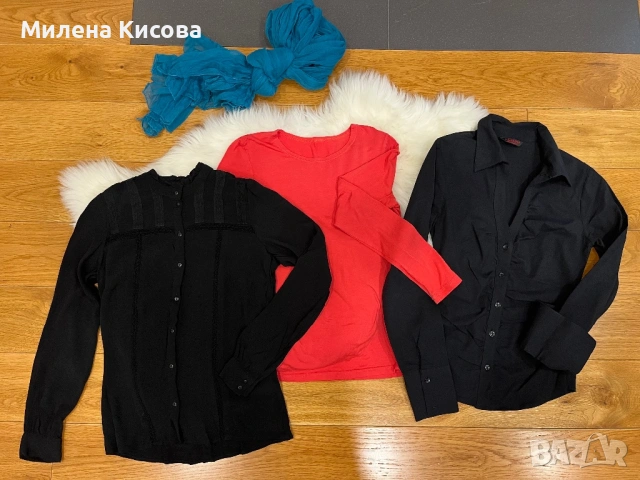 Сет от нови и в отлично състояние дрехи ХS, снимка 3 - Блузи с дълъг ръкав и пуловери - 53110386