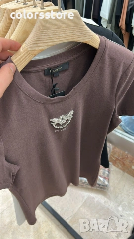 Кафява тениска Pinko-BR13K