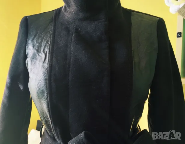 "H&M"-черно палто , снимка 3 - Палта, манта - 48714846