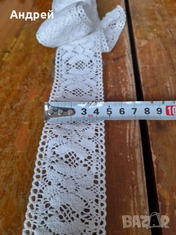 Стара дантела #35, снимка 3 - Антикварни и старинни предмети - 52227656