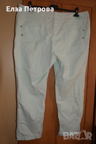 Млечно/бледо зелен пролето-есеннен панталон, снимка 2 - Панталони - 42103541