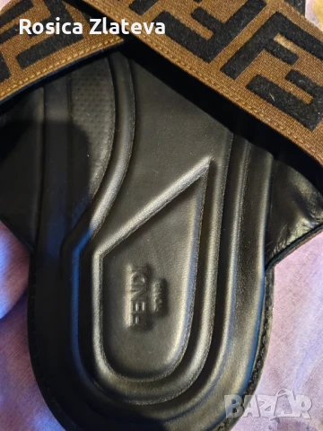 Оригинални Мъжки чехли Fendi Roma, снимка 3 - Маратонки - 51183807