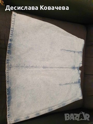 Дънкова пола на Zara!, снимка 5 - Поли - 42000353