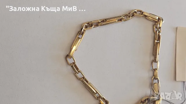 Златна Гривна 4,35 гр. 14 к. 82 Евро/гр. , снимка 3 - Гривни - 55954030