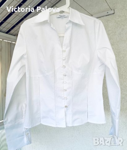 Идеална бяла риза/блуза MARY LINE Италия, снимка 7 - Ризи - 40383882
