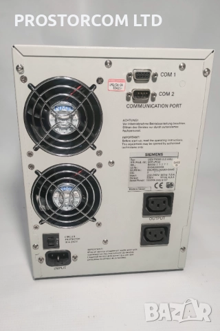UPS Siemens 1000Va, online, гаранция, цената е с вкл. ДДС, снимка 4 - Друга електроника - 52642279