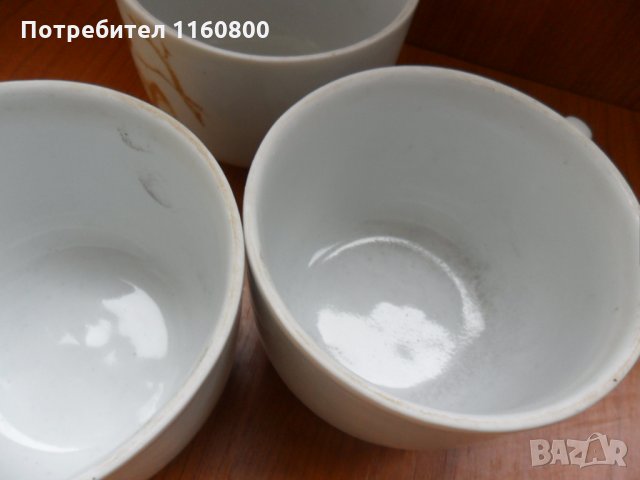 Порцеланови чаши - 3 бр, снимка 4 - Чаши - 34450712