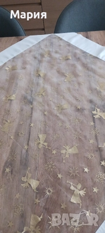 Новогодишни покривки за маса 2 броя, снимка 6 - Покривки за маси - 52584126