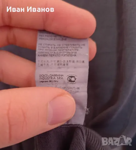 Оригинална фланела Dolce & Gabbana, снимка 6 - Блузи - 48738684