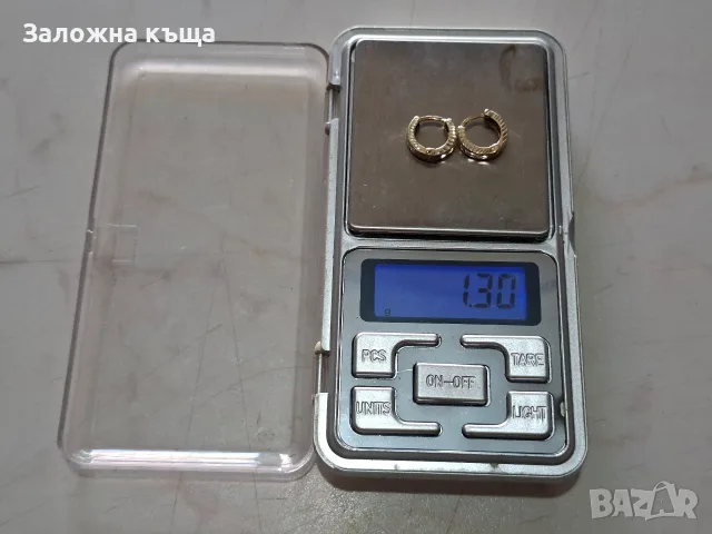 Дамски златни обеци със сертификат - 1,30 гр. / 585 / 14К, снимка 10 - Обеци - 55990731