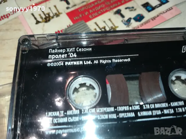 ПАЙНЕР ПРОЛЕТ 04-ОРИГИНАЛНА КАСЕТА 1802250614, снимка 2 - Аудио касети - 49173386