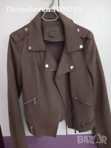 Дамско късо яке велур