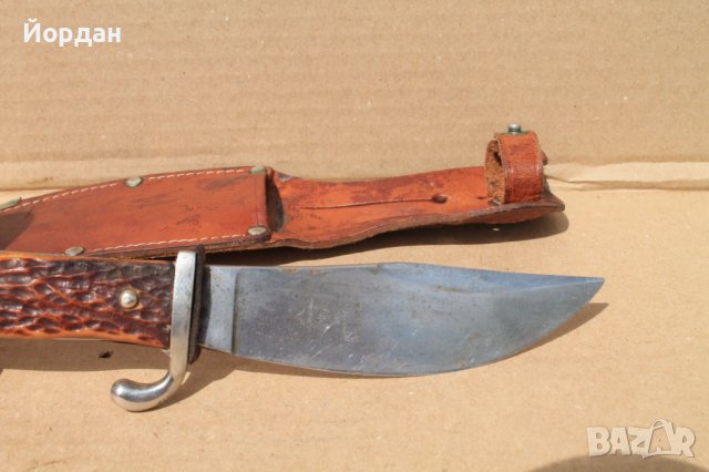 Немски ловен нож, снимка 5 - Антикварни и старинни предмети - 40737336