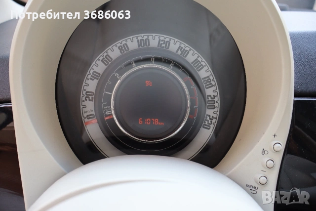 Fiat 500 Lounge декември 2020г(Автоматик) – 61 000 км, 1-ви собственик , снимка 13 - Автомобили и джипове - 53637717