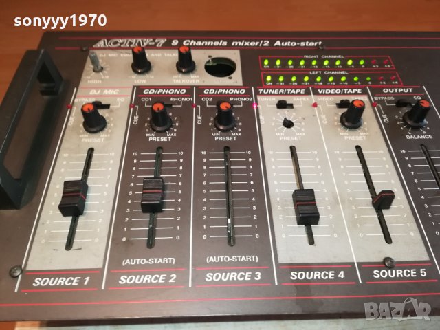 bst activ-7 9 channels mixer-внос france 1402221225, снимка 3 - Ресийвъри, усилватели, смесителни пултове - 35783921