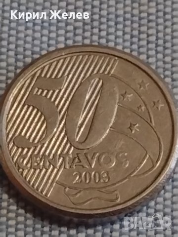Две монети 1 цент1961г. Недерландия / 50 сентавос 2003г. Бразилия за КОЛЕКЦИОНЕРИ 18905, снимка 6 - Нумизматика и бонистика - 44489086