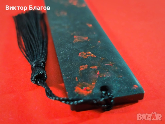 Книгоразделител от епоксидна смола, снимка 5 - Други - 53665720