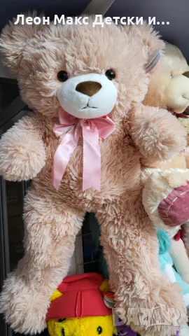 Плюшено мече с панделка 70см 43101, снимка 2 - Плюшени играчки - 48336841