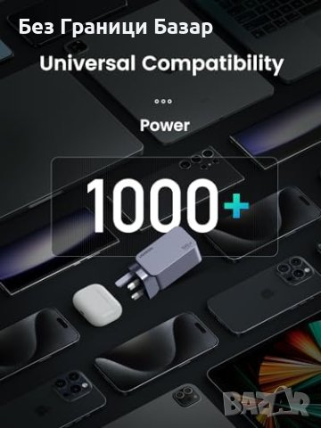 Ново бързо зарядно UGREEN Nexode Pro - 100W USB C за MacBook/iPhone/Galaxy, снимка 10 - Аксесоари за Apple - 44208876
