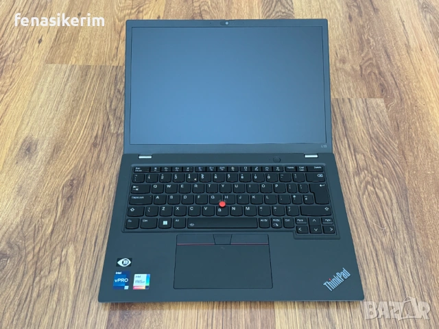  13.3' WUXGA i5-1335u Lenovo ThinkPad L13 Gen 4 16GB DDR4/256GB NVMe/Iris XE/Подсветкa/Бат 8ч/Win 11, снимка 3 - Лаптопи за работа - 53449868