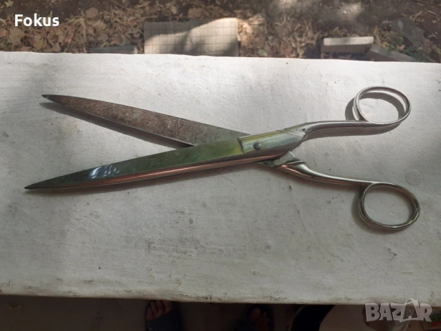 Стара голяма немска ножица Solingen, снимка 2 - Антикварни и старинни предмети - 53307074