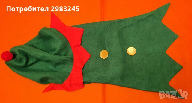 Кучешка дреха "Коледен зелен елф", снимка 3 - За кучета - 52528123