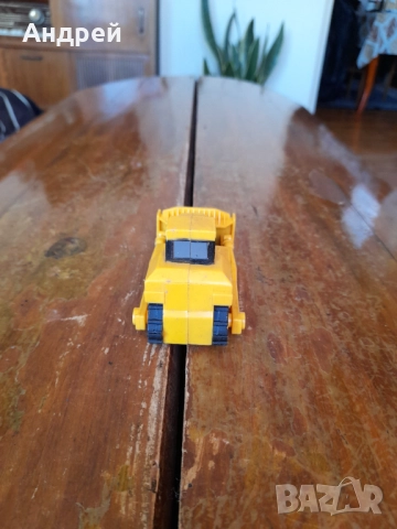 Стара играчка трактор,булдозер CAT, снимка 4 - Колекции - 52470894