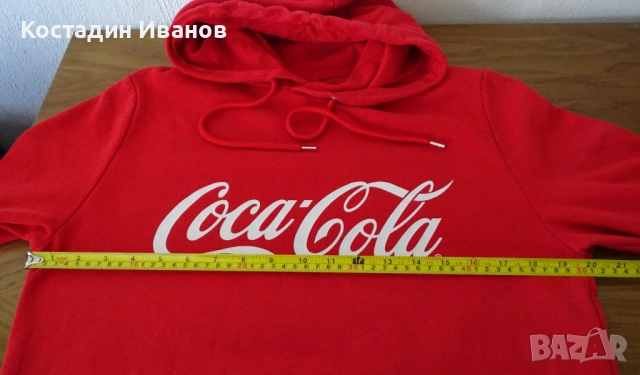 Coca Cola мъжки суичър с качулка Кока Кола, снимка 7 - Суичъри - 52180305