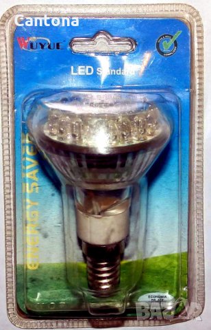 Светодиодна LED лампа 3W - 38 диода, Е14, 220V, снимка 1 - Крушки - 34562180
