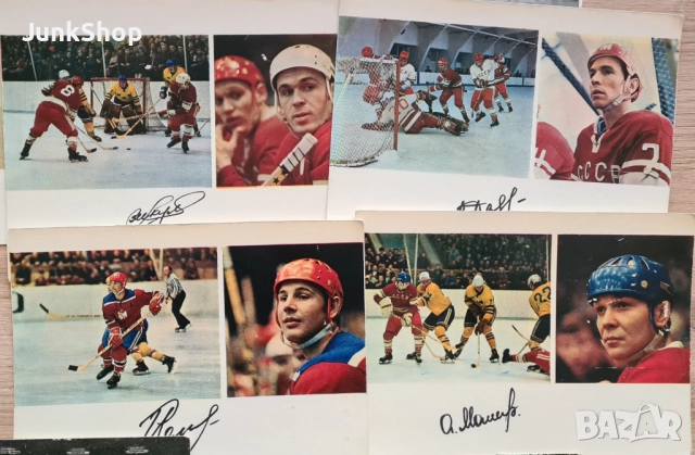 Колекция пощенски картички на хокеисти, снимка 7 - Колекции - 51781887