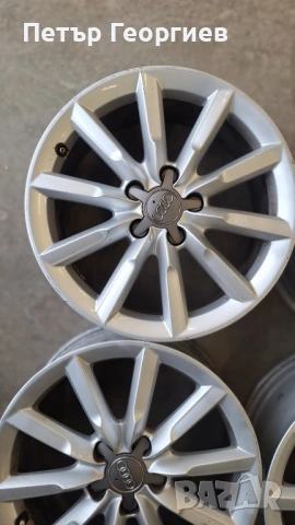 ОРИГИНАЛНИ АЛУМИНИЕВИ ДЖАНТИ  АУДИ A3 A4 A6 Q3  -5x112x57-17цола, снимка 4 - Гуми и джанти - 53462045