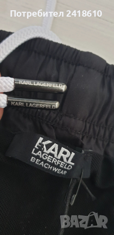 Karl Lagerfeld Swimwear  Mens Size S НОВО! ОРИГИНАЛ! Мъжки Бански, снимка 13 - Бански - 51896377