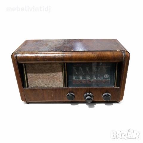 Антикварен радиоприемник Empo Major 451, снимка 2 - Антикварни и старинни предмети - 53650449