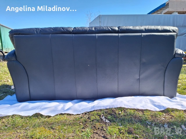 Италиански диван естествена кожа , снимка 5 - Дивани и мека мебел - 53807700