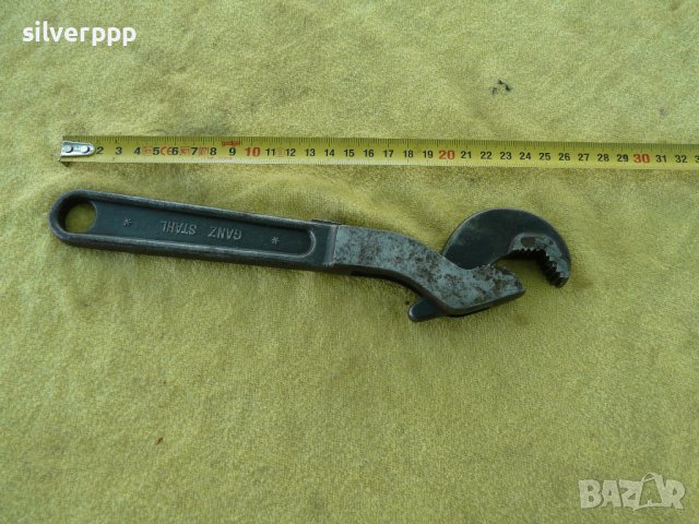 Стар немски раздвижен ключ - 66 в Ключове в гр. Пловдив - ID41771141 ...