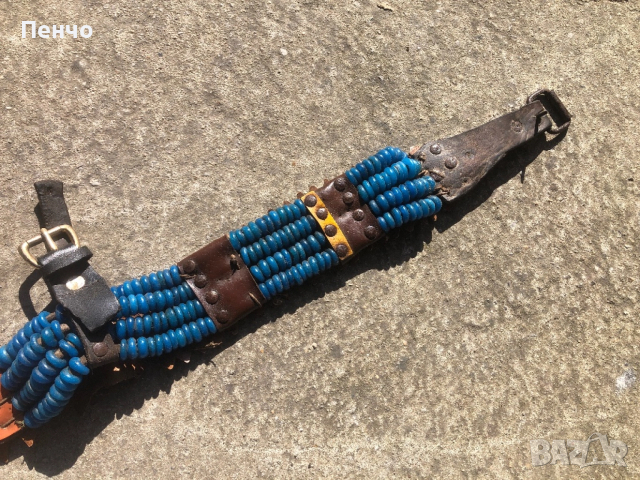 стара конска амуниция /синци, гердан/, снимка 7 - Антикварни и старинни предмети - 46785536