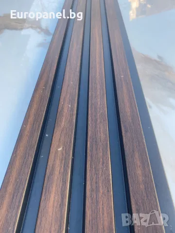 3D Декоративен панел за стена – Цвят: Tъмен Дъб – 20х290 см