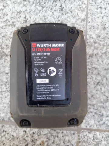 Wurth AKP 12 COMPACT Акумулаторен пистолет за силикон, снимка 9 - Други инструменти - 51007447